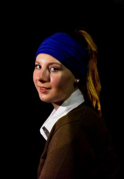 Girl with a Pearl Earring — recreation